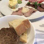 Trattoria Perla Cafe - コペルトとアンティパストミスト