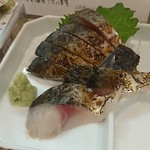 味処 清水 - 生サバの炙り