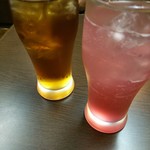 海上海 - 巨峰酒とウーロン茶