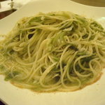 Wine Bar Ninomiya Sjr． - ●あおさのりと桜海老のパスタ。