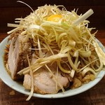 立川マシマシ - 中汁なし麵　豚サイド