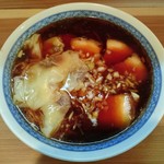 麺酒盗ざい八 - 叉焼ワンタン麺　1000円