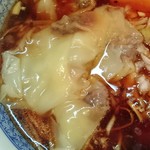 麺酒盗ざい八 - ちゅるちゅるのワンタン