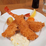 キッチンプラス - 海老とメカジキのフライ