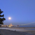 大蔵海岸BBQ ZAZAZA - 月明かりに照らされた大蔵海岸