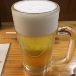 つきのや - 生ビール