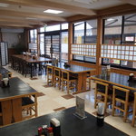 道の駅 日義木曽駒高原 - お食事処「巴」11卓58席,カウンター席(増設)9席　計67席