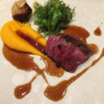 SUGALABO - 仙台 黒毛和牛   海老原農園のサラダ   鳥取 関金わさび
      