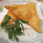 小料理 すず乃 - 蟹クリーム湯葉巻き天ぷら