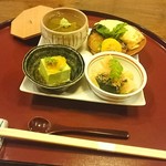 祇園 東山 つじ華 - 季節の旬菜4種♪