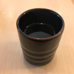 サクラ - 熱いお茶。
美味し。