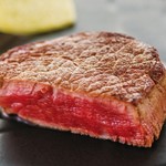 Grilled thick-sliced beef