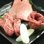 黒毛和牛 焼肉 広尾苑 - 広尾苑　御三家盛り