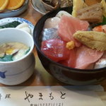 お料理やまもと - 海鮮丼Up　具沢山