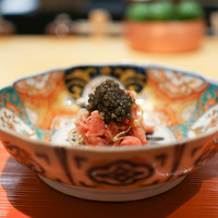 肉屋 雪月花 NAGOYA - 近江牛こぶ締めキャビヤ乗せ