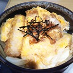 どんた - セットのかつ丼(2017年6月10日撮影)