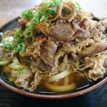 手打ちうどん 梅木 - 肉うどん(大)