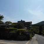 雲仙 福田屋 - 坂上から