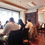 コントワール ミサゴ - 店内のカウンター席の風景です