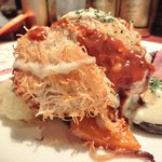 コントワール ミサゴ - ランチ+デザート 1600円 の豚ヒレ肉のカダイフ包み焼き アンチョビクリーム＆自家製ウスターソース