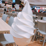 ディッパーダン - 料理写真:味がしないバニラソフトクリーム･･･