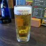 つかふき屋 - 生ビール