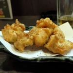 つかふき屋 - 地鶏むねバジル唐揚げ