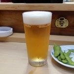 家庭料理 小川 - 生ビール