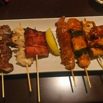 楽笑 - 串焼きセット