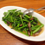 中国菜 膳楽房 - 菜心とホタルイカの炒め煮1,350円