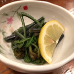 狩宿 - 突き出しのワラビ