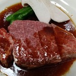 大樹 - 和牛ヒレ肉1500円　柔らかくて、良し