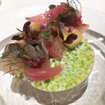 ラチュレ - 鯵のグリエと桃