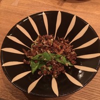 広尾はしづめ - 隠元とひき肉の四川風炒め(干煽四季豆)