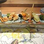 日本料理 潤花 - ２０１７年６月１０日の焼き物八寸２