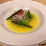 Ｊ一行樹 - 金目鯛と春甘藍をサフランの香りとともに