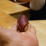 初音鮨 - 勝浦まぐろ血合漬け