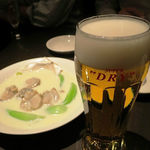 廣東料理 民生 - チンゲンサイとホタテの明治おいしい牛乳煮込み