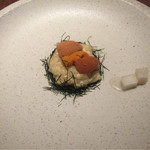 「Le riz」お米、ウニ、のり、パルメジャーノ、山芋