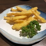 鳥やき串英 - さきいかの天ぷら