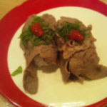 にぎり長次郎 - 牛しゃぶ梅肉