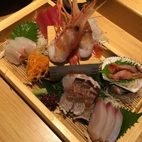 宇田川 紫扇 - お刺身5点盛り