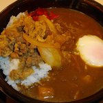 すき家 - おん玉牛あいがけ