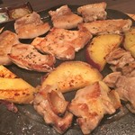 銀座 あまくさ 青山外苑 - 天草大王とマロン豚の溶岩焼