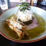 雨は、やさしく NO,2 - 帆立鶏白湯　塩　850円