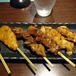 おおのや - 串焼き盛合わせ　1,200円