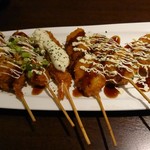おおのや - ６点盛り串揚げ　700円