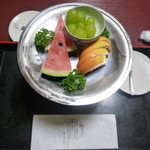 旅庵　花月 - フルーツ盛り