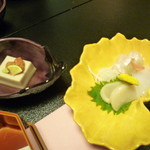 旅庵　花月 - 初日夕食