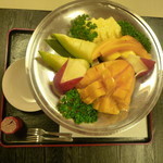 旅庵　花月 - フルーツ盛り